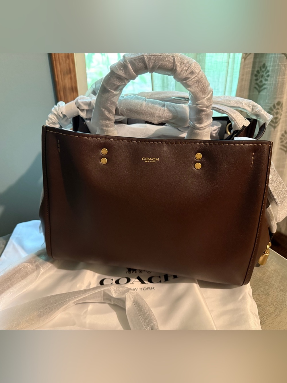 NWT- FACTORY WRAPPED Coach Rogue 31 MAPLE